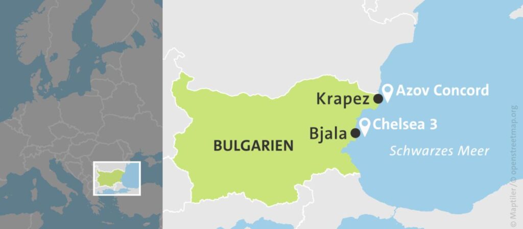 Schwarzes Meer: Erneut Frachter vor bulgarischer Küste gesunken