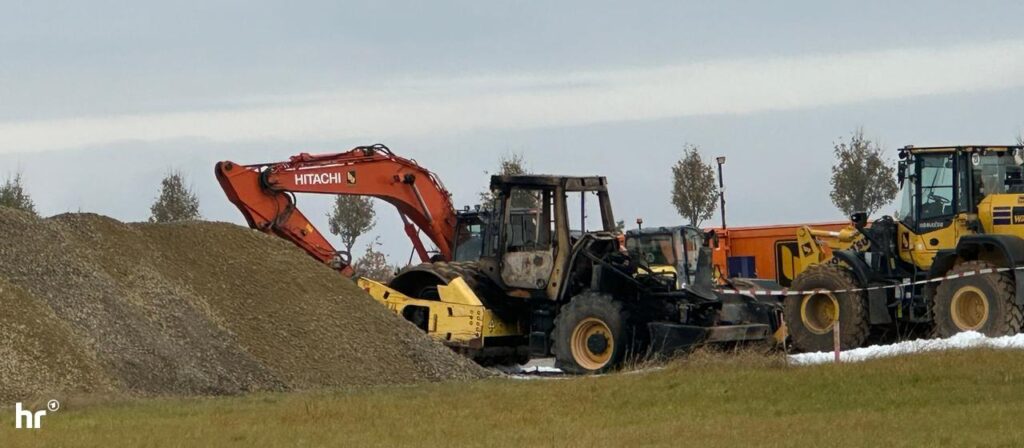 Feuer auf Rheinmetall-Baustelle in Hessen – Brandstiftung vermutet