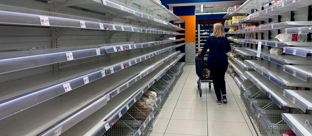 Proteste in Italien: Blockierte Autobahnen, leere Supermarktregale