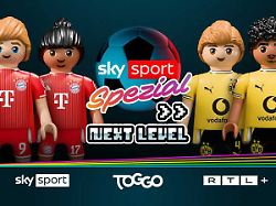 Weltneuheit bei RTL und Sky: Bundesliga-Klassiker Bayern vs. Dortmund im Playmobil-Look