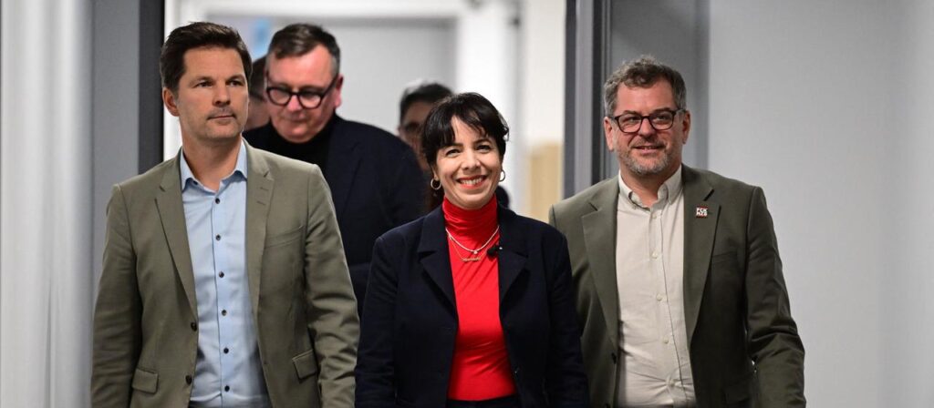 Linke, Grüne und SPD verkünden Durchbruch bei Sondierungen in Berlin