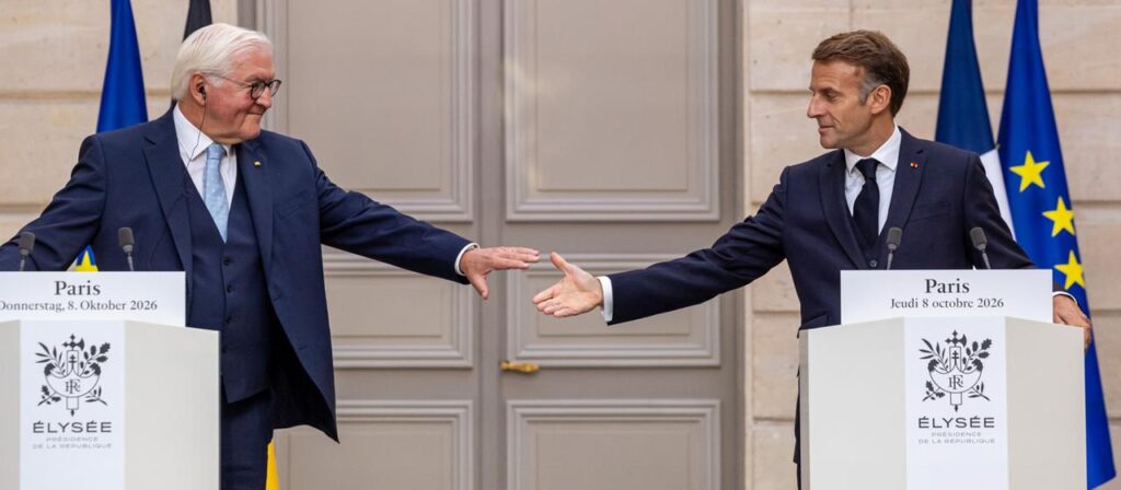 Steinmeier auf Abschiedsbesuch bei Macron: „Hand in Hand“ durch die Stürme