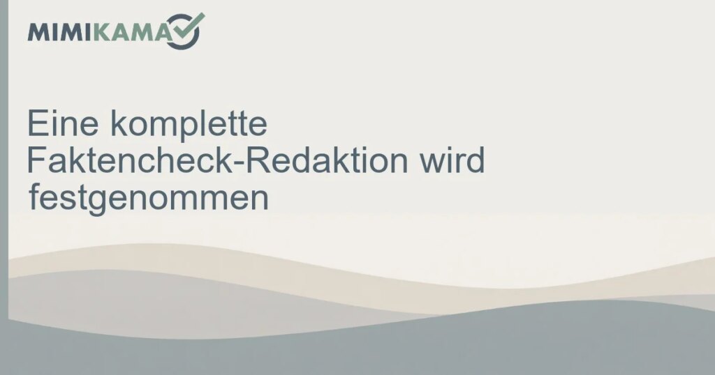 Ägypten: Gesamte Faktencheck-Redaktion festgenommen
