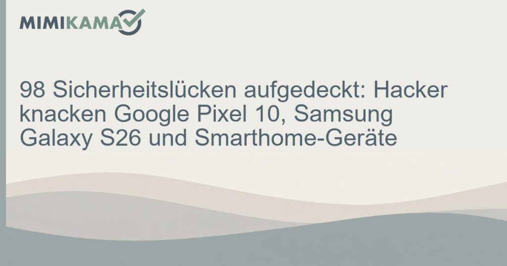 Pwn2Own: 98 Lücken in Smartphones und Smarthome